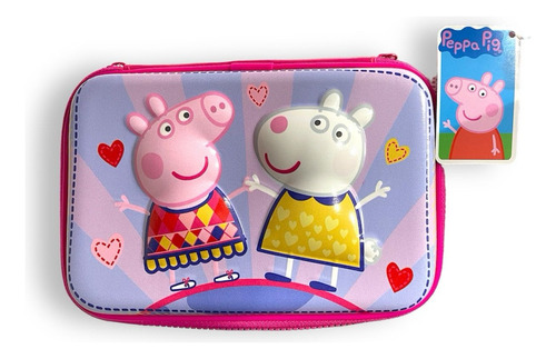 Cartuchera Nena 3d Peppa Pig 1 Piso Original Cresko