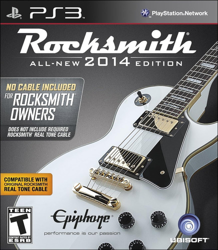 Rocksmith 2014 + Cable Playstation 3 Ps3 Nuevo