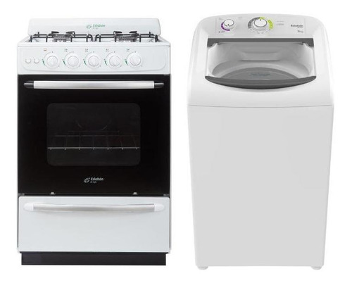 Imagen 1 de 1 de Combo Eslabón De Lujo Cocina A Gas Y Lavarropas 9 Kg
