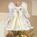 Ángel Luminoso For Punta De Árbol De Navidad