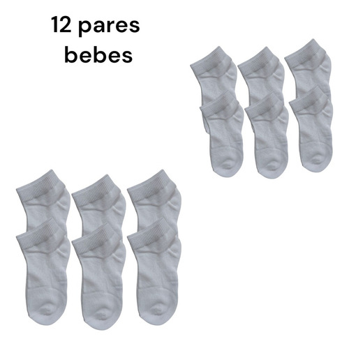 Tines Para Bebé 12 Pares Calcetines Niño Cortos Tin Bebes