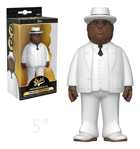 Funko Gold Biggie Smalls Figura De Vinilo Premium