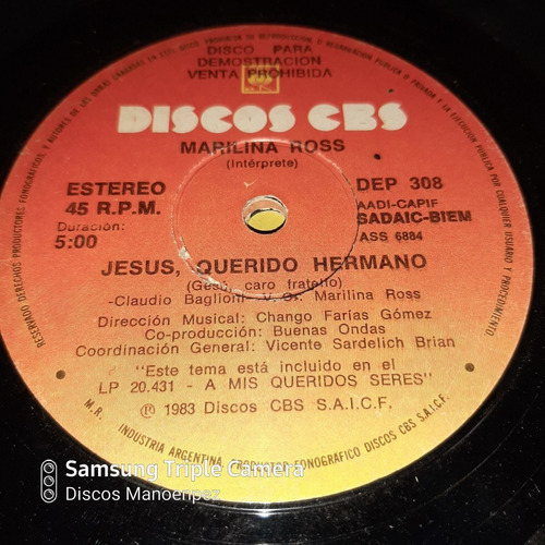 Simple Marilina Ross Discos Cbs C16