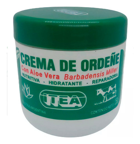 Crema De Ordeñe Nutritiva Reparadora Con Aloe Vera 250g Itea