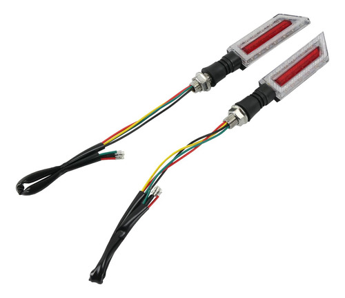 Direccionales Delanteras/traseras Dual Rojo/verde Led Set 12