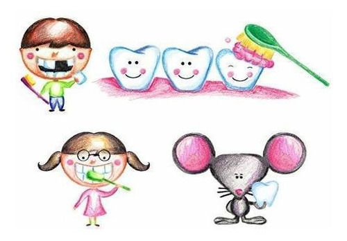 Adornos De Consultorio Dental Para Niños Adhesivos De ...