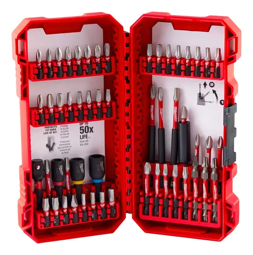comprar Juego Puntas De Destornillador Shockwave Milwaukee 54pzs