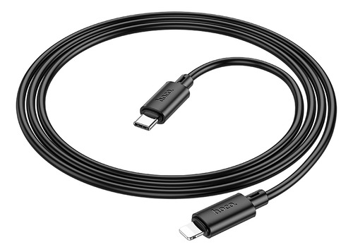 Cable Hoco X88 Usb C Pd A Para iPhone 20w 1m Color Negro