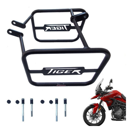 Afastador Suporte Alforges Bolsas Laterais Tiger 900 Chapam