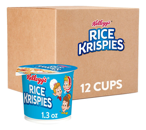 Kellogg's Rice Krispies - Tazas De Cereales Para Desayuno, A