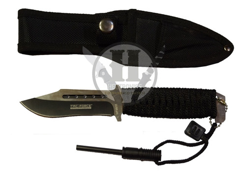 Cuchillo Tactico Tac Force Nf5815 Pedernal Supervivencia 