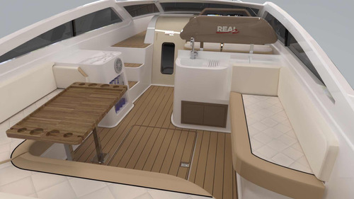 Lancha Real 34 Cabriolet Com Mercruiser 6.2l 300hp Nova