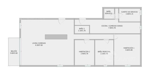 Imagen 22 de 22 de Venta Departamento A Refaccionar 4 Ambientes Cochera Baulera Belgrano Barrancas
