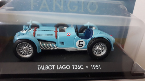 Colección Fangio  Ixo Salvat Esc 1 43 Talbot Lago 11cm 