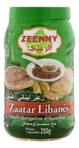 Zaatar com Gergelim e Summac Zeenny Pote 250g