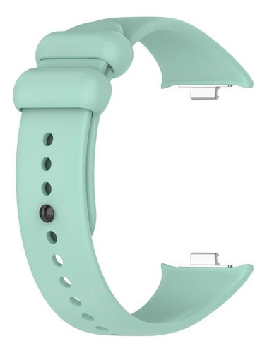 Malla De Silicona Compatible Con Redmi Watch 4 1.97 Redmi Watch 5 2.7 Redmi Band 8 Pro Band 9 Pro 1.74 Generica Marca Miaband Color Verde Agua