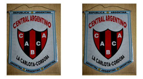 Banderin Mediano 27cm Central Argentino La Carlota Cordoba