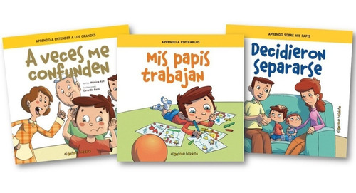 3 Libros Crezco Y Aprendo Padres Separacion Monica Kot