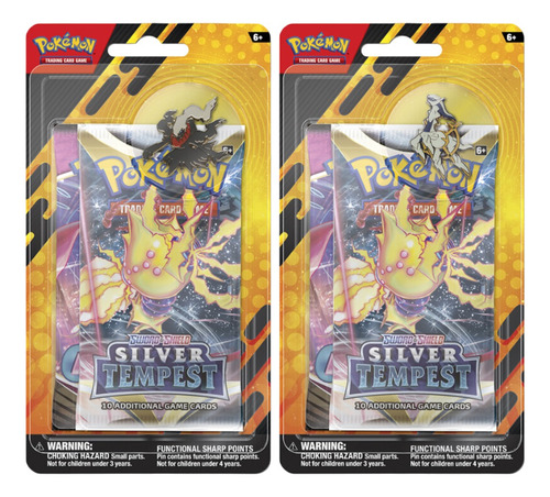 Cartas Pokemon Tcg 2 Sobres + Pin Legendario Originales