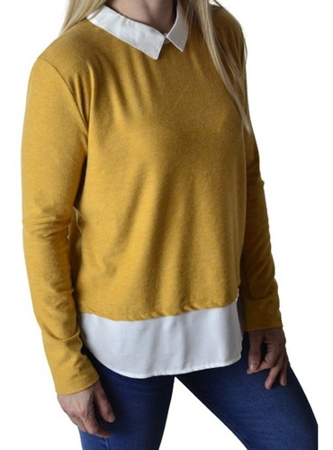 Sweater Con Camisa Mujer The Big Shop