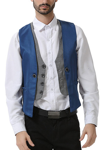 Chaleco Formal Para Novio, Estilo Business, Con Cuello En V