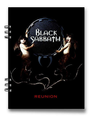 Imagen 6 de 10 de Cuaderno Black Sabbath 15x20 Cms Media Carta 100 Hojas