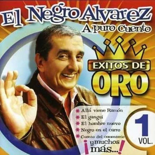 Cd El Negro Alvarez A Puro Cuento Exitos De Oro Vol.1 Nuevo