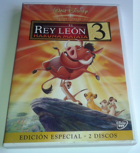 El Rey Leon 3 Hakuna Matata Pelicula Dvd Edicion Especial