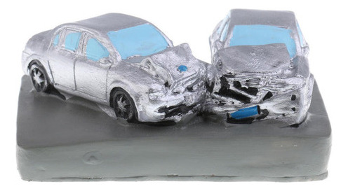 Escena De Accidente De Coche Artesanal, Modelo De Minivehícu