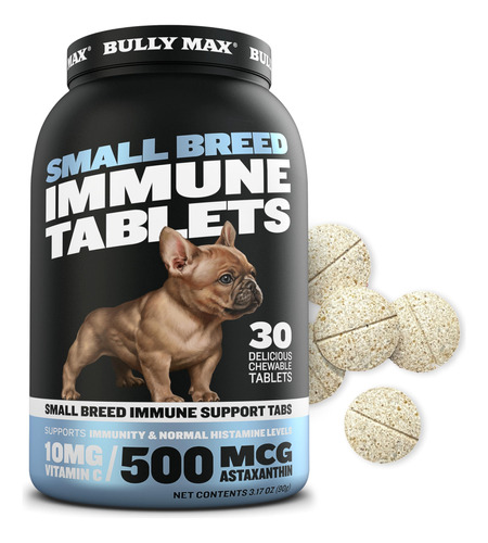 Bully Max Tabletas De Apoyo Inmunologico Para Perros De Raza
