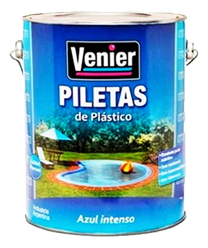 2 Pinturas Para Piscinas De Plástico Y Diluyente Venier