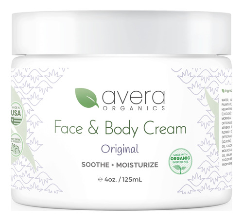 Crema Hidratante Natural Para El Rostro Y El Cuerpo  Aloe V