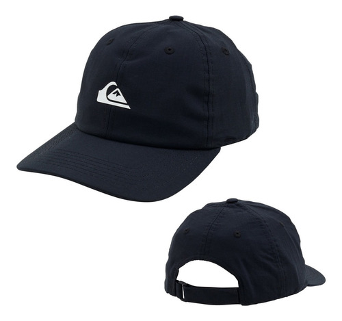 Boné Quiksilver Original Aberto A0107 Essentials Logo Preto