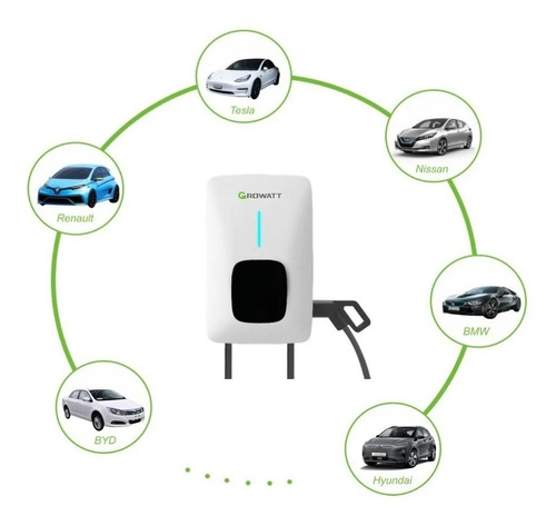 Imagen 3 de 10 de Cargador De Auto Vehículo Eléctrico 7,4 Kw 32a Tipo 2 (fijo)