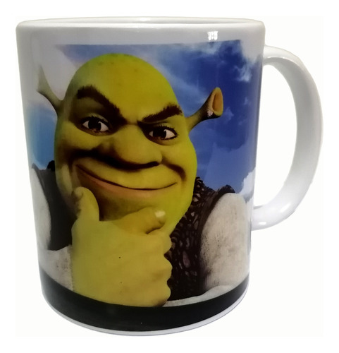 Taza Mug Sublimada 11 Oz Shrek Personalizada
