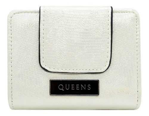 Queens Billetera Mujer Cuero Sintético Qw23 Small Natural