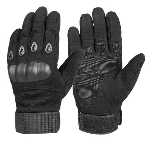 Guantes Para Motociclistas Táctil Corto Negro/ 03-dbg1280 Talla L