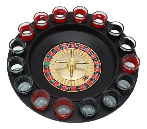 Set De Juego Drinking Roulette Wheel Shot Glass, Regalo Nove