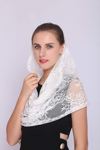 Mantilla De Encaje Español Velo Capilla Mantilla Infinity