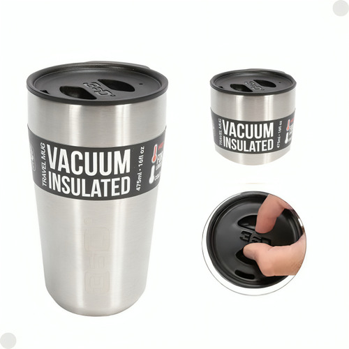Copo Térmico Travel Mug 360° 355ml Aço Inoxidável - Nautika