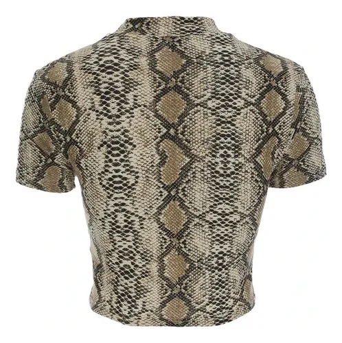 Blusas con estampado de serpiente sale