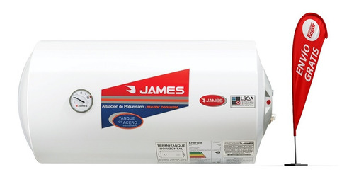 Calefones James Horizontal 80 Lts Poliuretano Inyectado