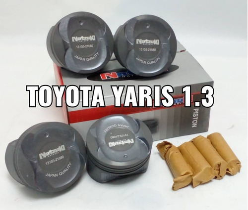 Juego De Pistones Toyota Yaris 1.3 Natzuki