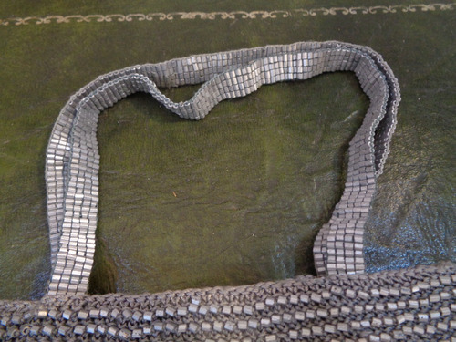 Antigua Cartera Hindú Bordada Con Canutillos