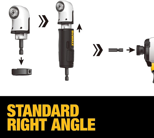 Adaptador De Taladro De Angulo Recto Dewalt Dwamraft