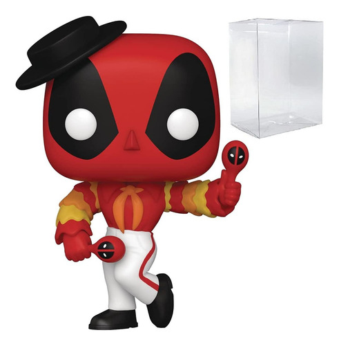 Boneco De Vinil Funko Pop Marvel Flamenco Deadpool #778