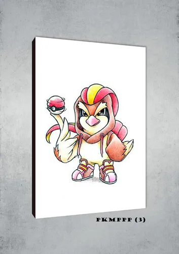 Cuadros Poster Pokemon Pidgeot Evolucion 40x60 (ppp 3)