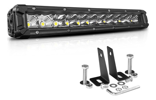 Barra Led Led De 12 Pulgadas Barra De Inundación De Una Sola