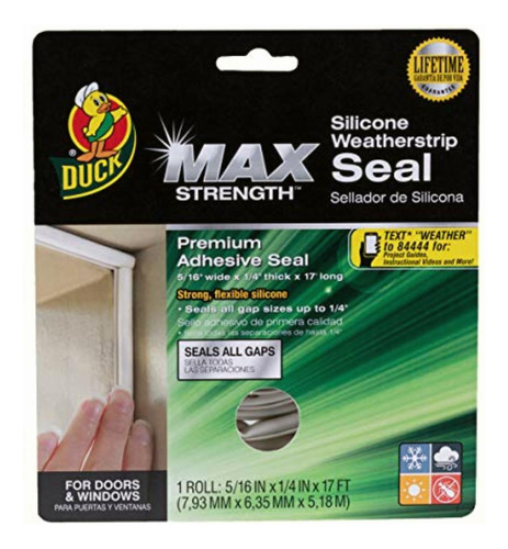 Duck Brand Sello De Burlete, Duck Máxima Fuerza, Blanco