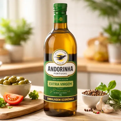 Azeite Extra Virgem Andorinha Portugal 0,5% Acidez 1l | Frete grátis